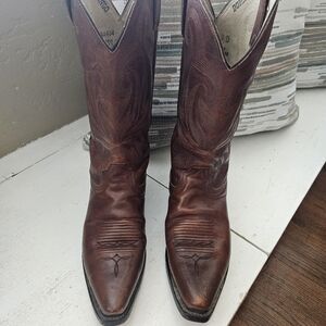 Durango Brown Cowboy Western Boots with Pointed Toe